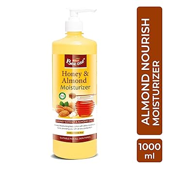 Buy Bee One Honey & Almond Moisturizer, 1000ml, Deep